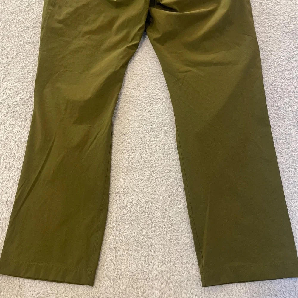 Arc'teryx Lefroy Hiking Pants Mens 34x30 Green Belted Nylon Lightweight